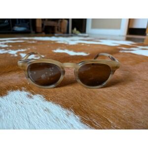 Warby Parker CAWLEY M 208 CLEAR BROWN Sunglasses 47-21-145